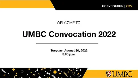 UMBC Convocation 2022