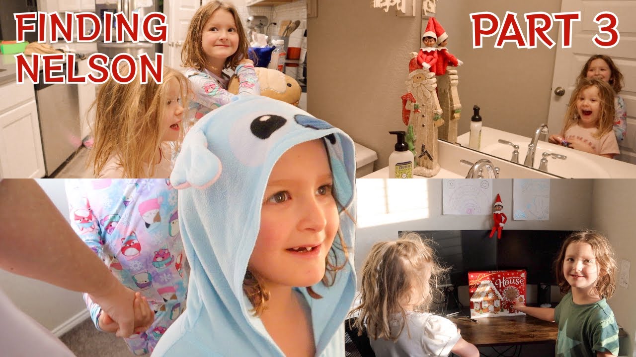 FINDING NELSON PT. 3 | gingerbread day, defying gravity, more elf decor! /Finding our Scout Elf 2024