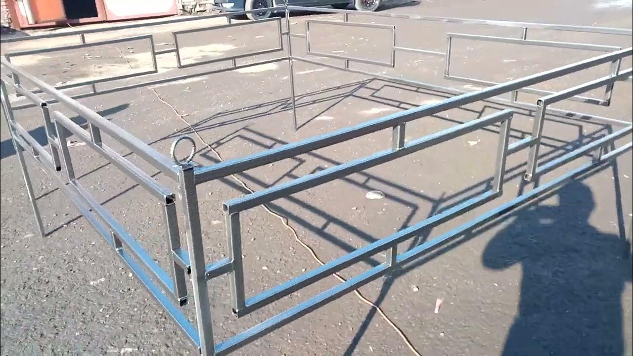 Оградка на могилку своими руками - YouTube