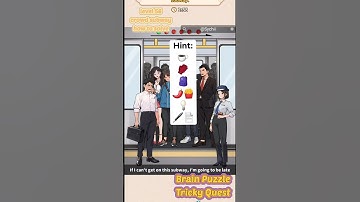 56: Brain Puzzle Tricky Quest: Crowd Subway. how to solve #brainpuzzle #easypuzzles
