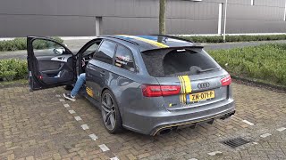 Audi Rs6 Avant C7 Milltek Straight Pipes Race Exhaust Revs, Accelerations, Downshifts
