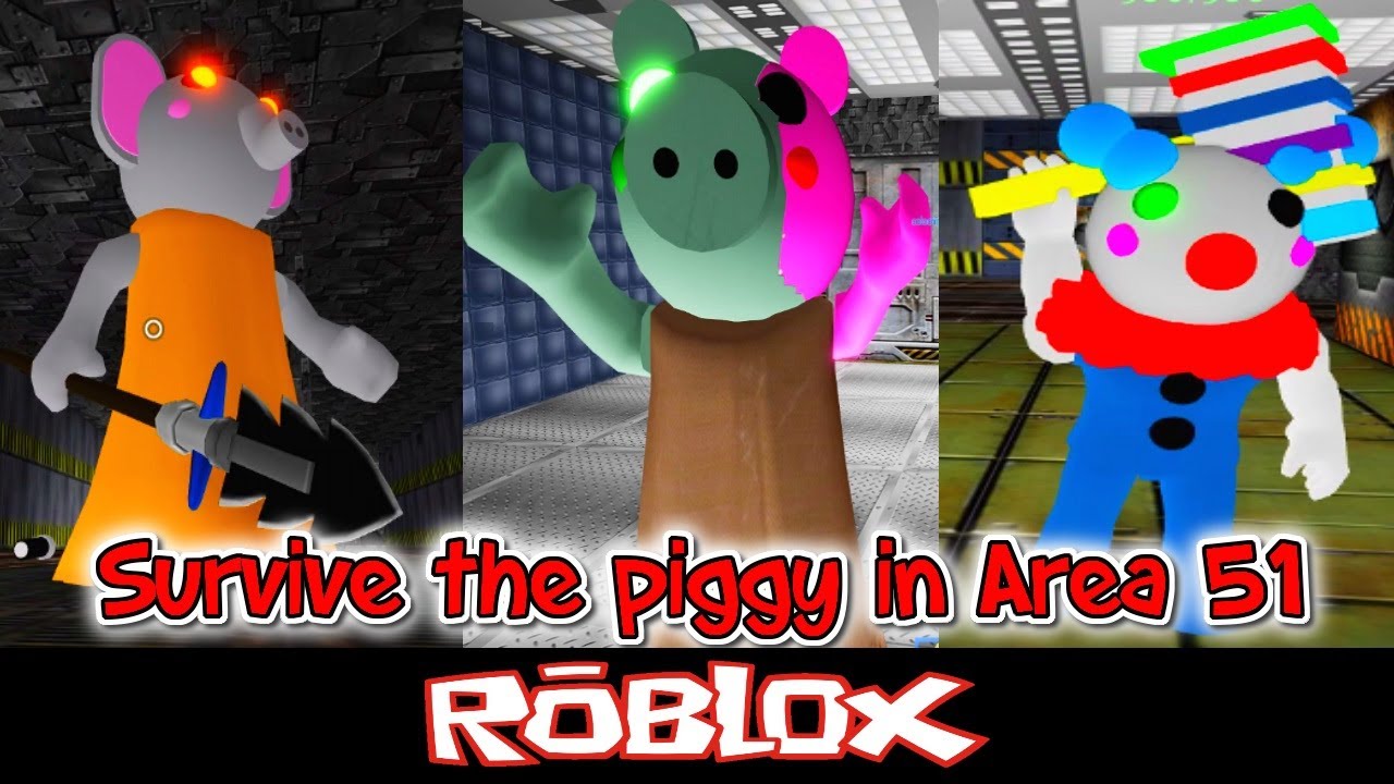 Survive The Piggy In Area 51 By Random Meme Group Roblox Youtube - roblox area 51 memes