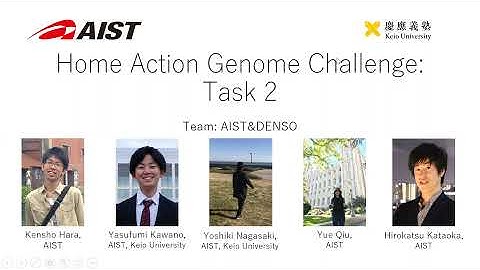 [Home Action Genome task2 3rd place winner CVPR2021] Presentation from AIST&DENSO team