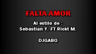 Sebastian Yatra ft Ricky Martin - Falta amor KARAOKE + COROS