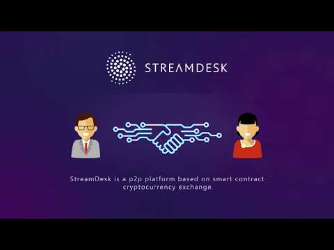 StreamDesk P2P Cryptocurrency Exchange