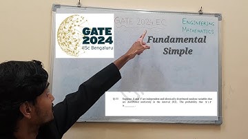 GATE Electronics and Communication(EC) 2024 Question No.33 Engineering Mathematics detailed solution