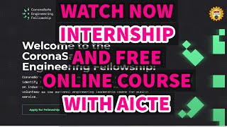 AICTE INTERNSHIP 2021 | FULL STACK DEVELOPMENT | WEB DEVELOPMENT | APP DEVELOPMENT INTERNSHIP