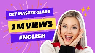Occupational English Test Master Class (OET)
