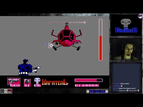 The Punisher прохождение 100 | Игра на (Dendy, Nes, Famicom, 8 bit) 1990. Live cтрим HD [RUS]