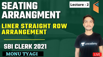 L-2 | Seating Arrangement | Embaded Square | Target SBI/RBI/IBPS 2021 | Monu Tyagi