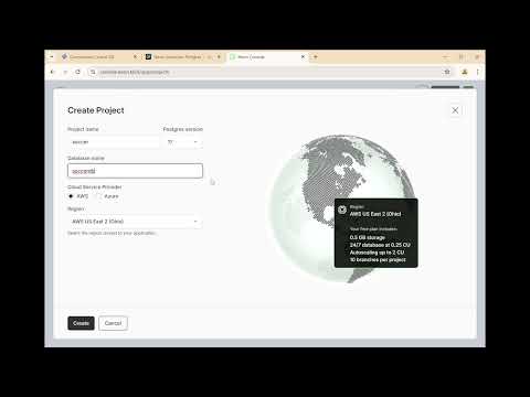 Visual DB — Create PostgreSQL Database
