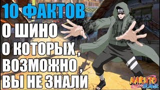 10 ФАКТОВ О ШИНО АБУРАМЕ | ШИНО НАРУТО | КЛАН АБУРАМЕ