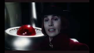 Violets transformation but just willy wonka