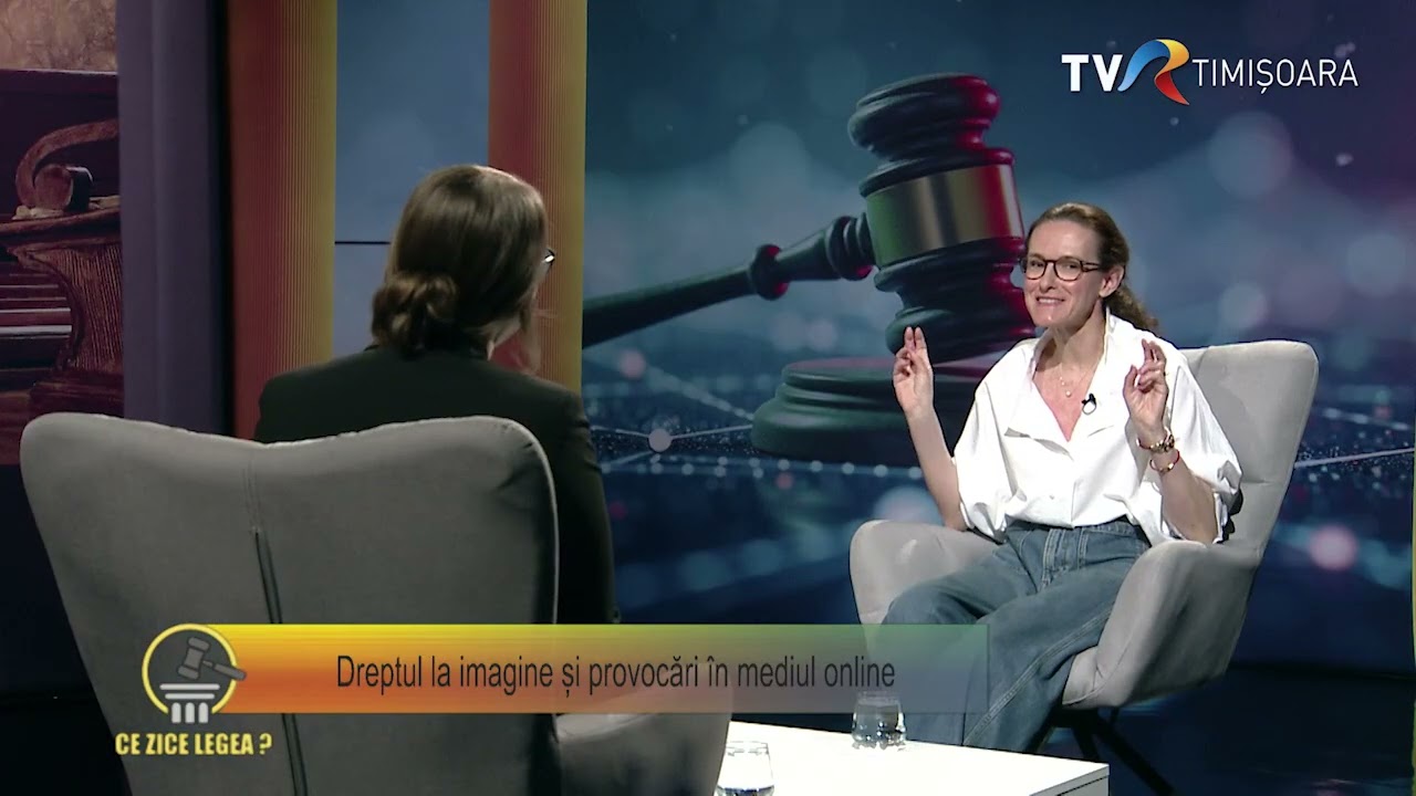 Dreptul la imagine și provocări în mediul online, cu Andreea Verteș #CeZiceLegea