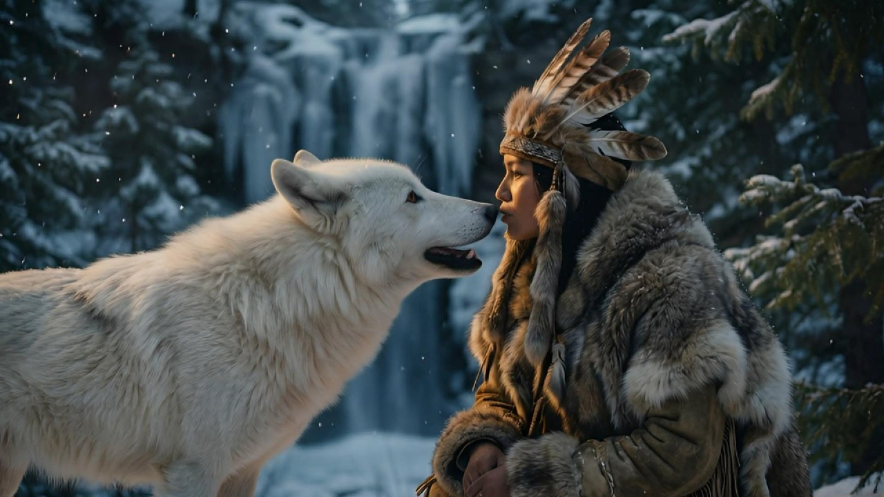 Native American Flute Meditation | White Wolf Spirit | 30 Min Deep Calm
