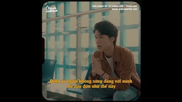 Sau này, em yêu ai cũng được, Nhưng nhất định phải chọn người có suy nghĩ trưởng thành thì mới được.