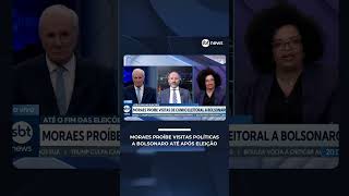 Moraes proíbe visitas políticas a Bolsonaro até após eleição | #JornaldoSBTNews