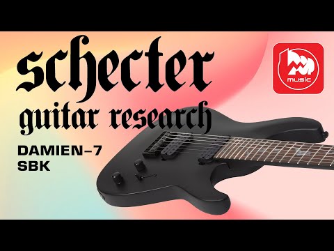 Видео: Электрогитара 7 струн SCHECTER DAMIEN-7 - теперь и с прямыми ладами :-)