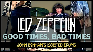 Led Zeppelin / John Bonham - Good Times, Bad Times - Isolated Drum Track