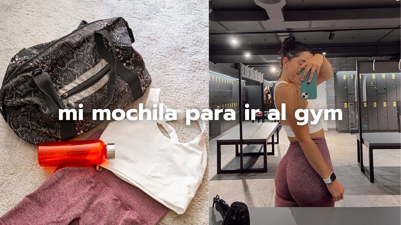 qué llevo en mi mochila del gym 🍓 | helados proteicos, planes de verano, y más :)