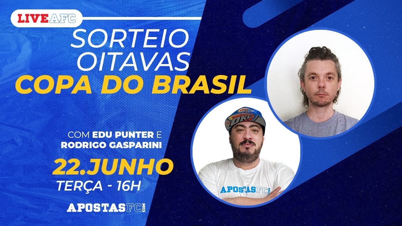 🔴 AO VIVO - Sorteio das Oitavas de Final da Copa do Brasil - YouTube