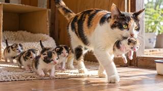 Happy Mama Cats Proudly Present Their Adorable Kittens to the Family 😂 screenshot 3