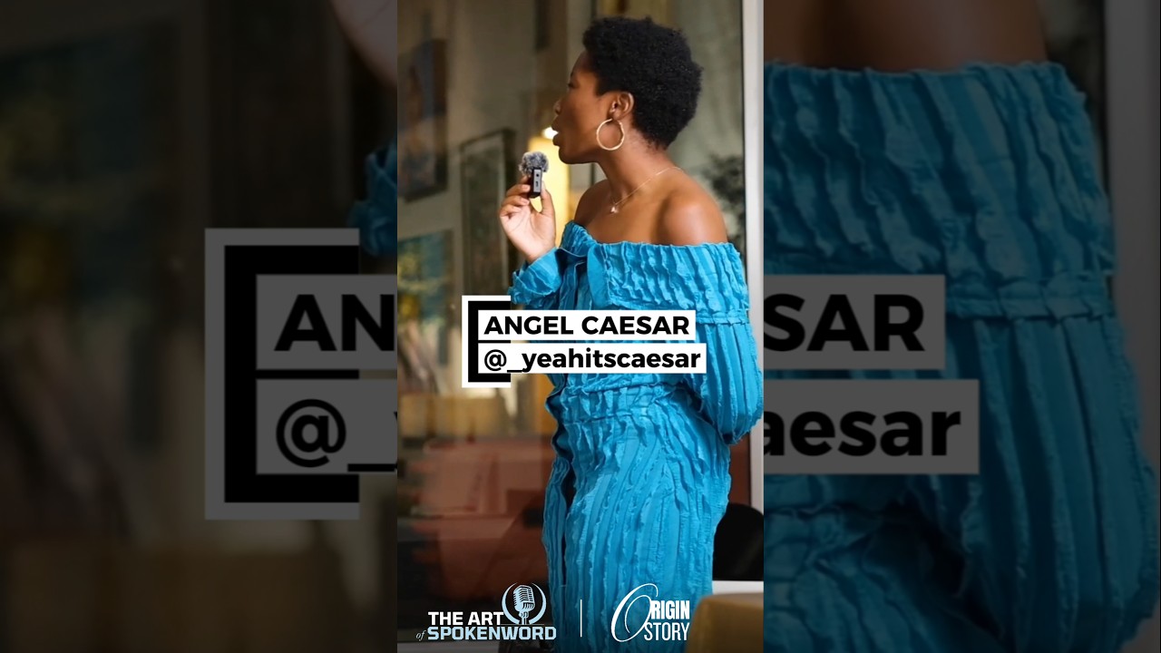 Angel Caesar performing at Art of Spoken-word 