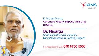 Patient Testimonial of "Coronary Artery Bypass Grafting (CABG) Success Story" | Dr. Nisarga