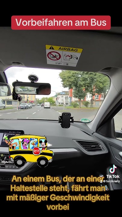 Wann Darf Ich An Einem Bus Nicht Vorbeifahren An einem Bus vorbeifahren, denke dran mäßige Geschwindigkeit - YouTube