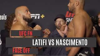 UFC face off | Ilir Latifi vs Rodrigo Nascimento
