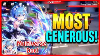 The Most Generous Anime Gacha Ever Multiverse Duel First-Day Review!
