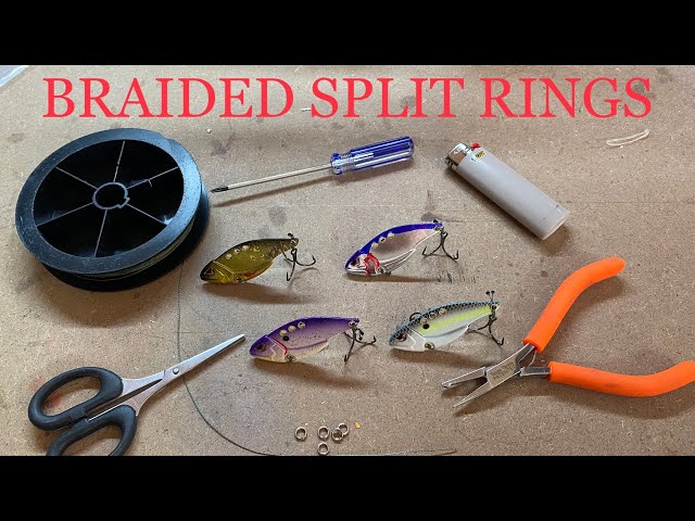 201Pcs Stainless Steel 5 Size Fishing Lures Split Rings For Fish Snap  Connector. - Helia Beer Co