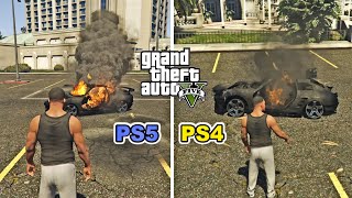 توب 10 | لـ تحسينات أسطورية وقوية الكثير ما لاحظها في GTA V المحسنة !