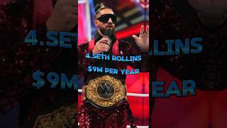 Top 10 Highest Paid WWE Superstars In 2024 🤑💸 #shorts #wwe #highestpaid #wwesuperstar #wwewrestler