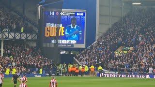 Idrissa Guye Gana scores for Everton 1-0 Brentford | Saturday 27th April 2024 #EFC #Brentford
