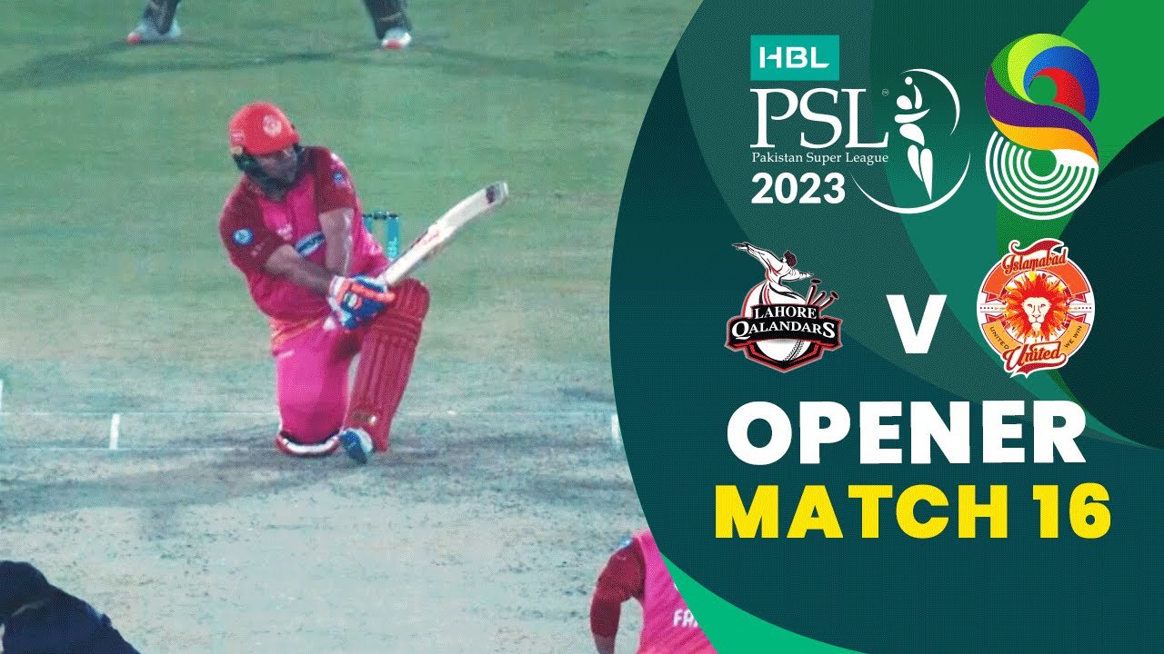 Opener | Lahore Qalandars vs Islamabad United | Match 16 | HBL PSL 8 | MI2T