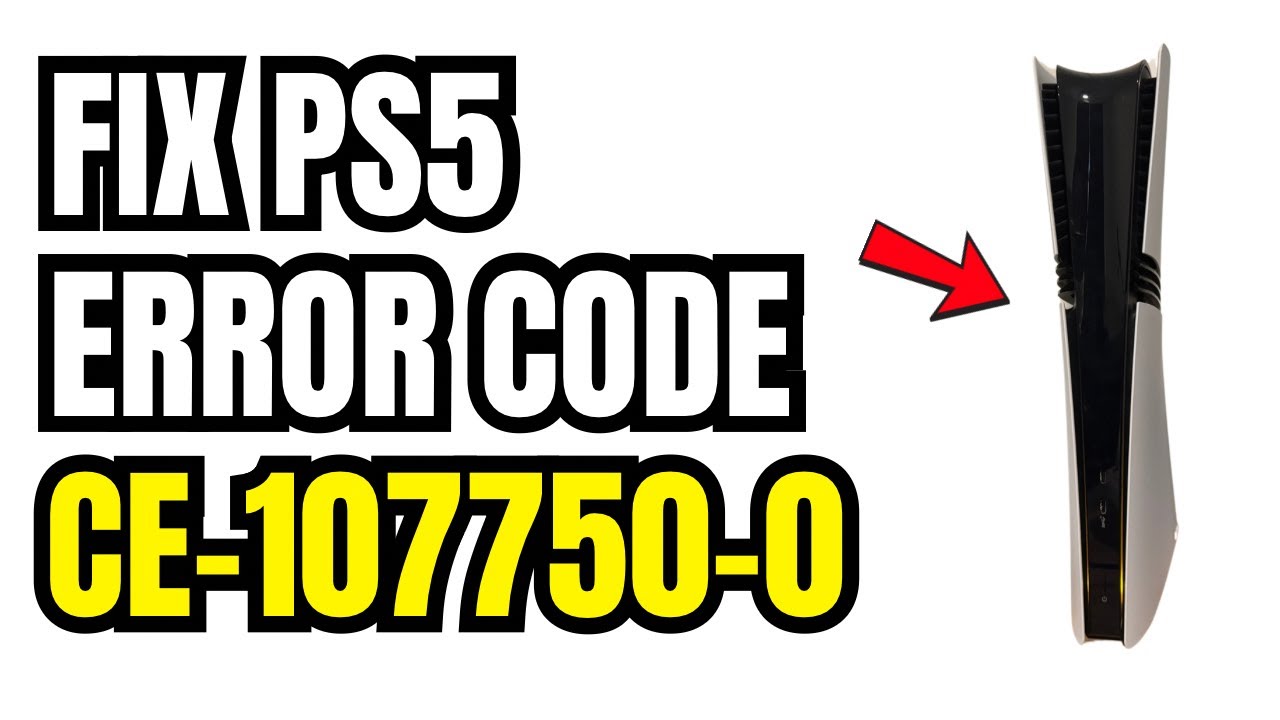 **「MU」** PS5: How to Fix Error Code CE-107750-0 “A System Error Has