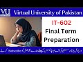 IT 602 Final Term Preparation 2025