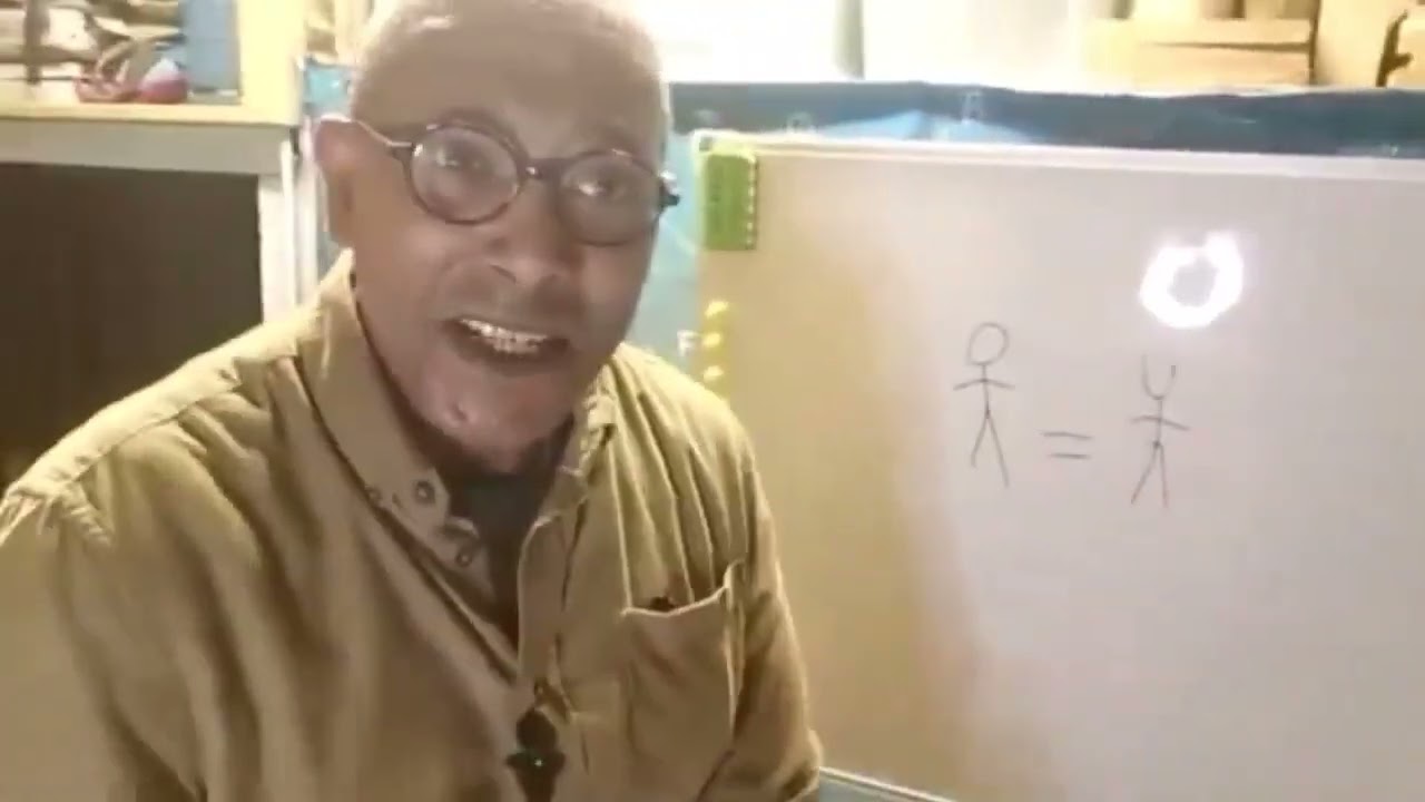 Le bonhomme sur le tableau