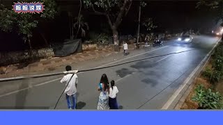 一家三口過馬路，豪車從天而降！監控畫面驚險刺激！ #车祸现场 #车祸 #開車 #女司機 #撞車