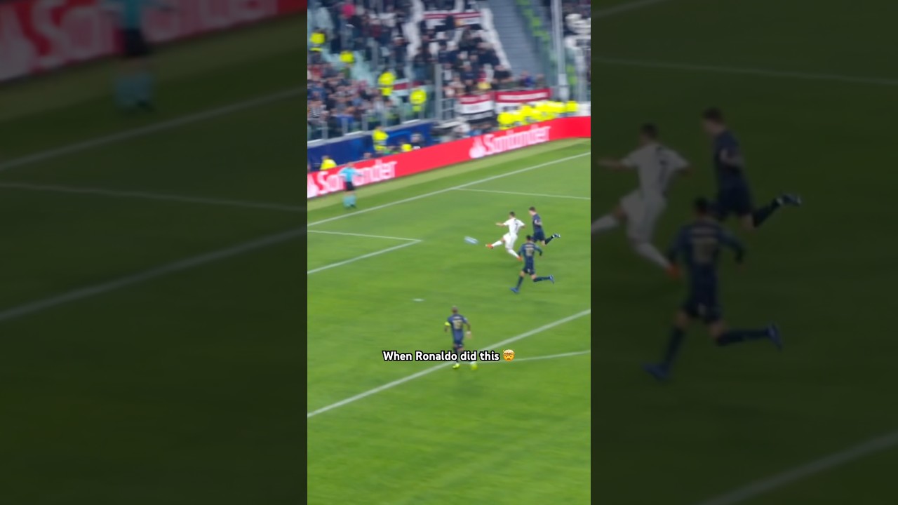 Ronaldo scores against Man United 💪