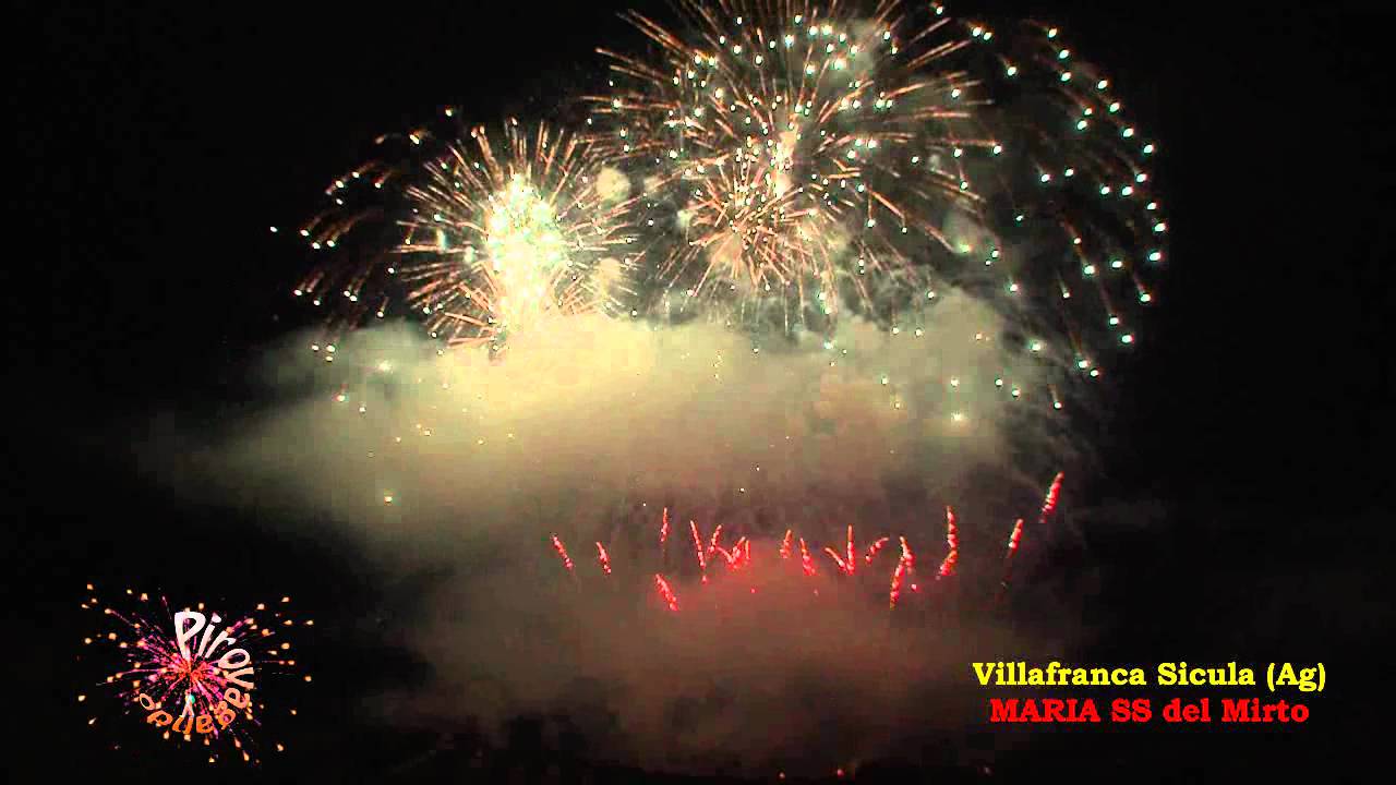 VILLAFRANCA SICULA (Ag) - LA ROSA Fireworks - 07.08.2011