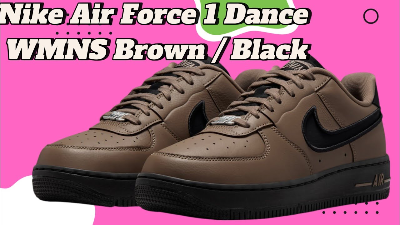 First Look! and Detail About Nike Air Force 1 Dance WMNS Brown 