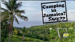 Travel vlog - We camped on our land in Jamaica! Are we crazy? #jamaica #camping