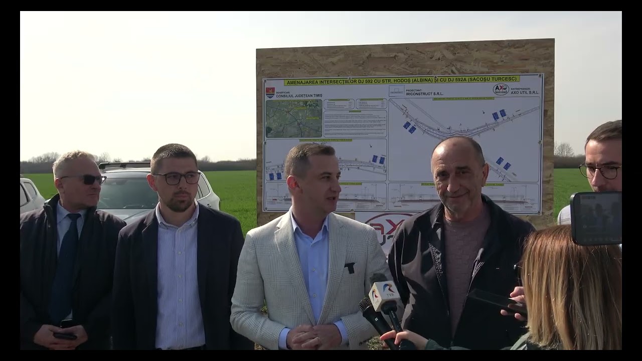 Două sensuri giratorii pe drumul Timișoara – Buziaș