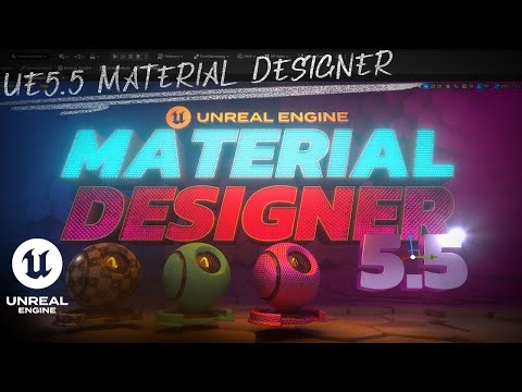 Unreal Engine Material Designer for Motion Graphics (UE5.5)