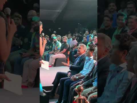 Sachin Tendulkar and Anand Mahindra at Mahindra EV Fashion Festival