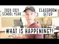 CLASSROOM SETUP DAY 1 (2020-2021) | 3rd Grade Teacher Vlog