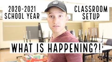 CLASSROOM SETUP DAY 1 (2020-2021) | 3rd Grade Teacher Vlog