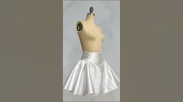 Gathered Godet Skirt Tutorial #gatheredgodetskirt #godetskirt #sewing #sewingtutorial #lamodeliste